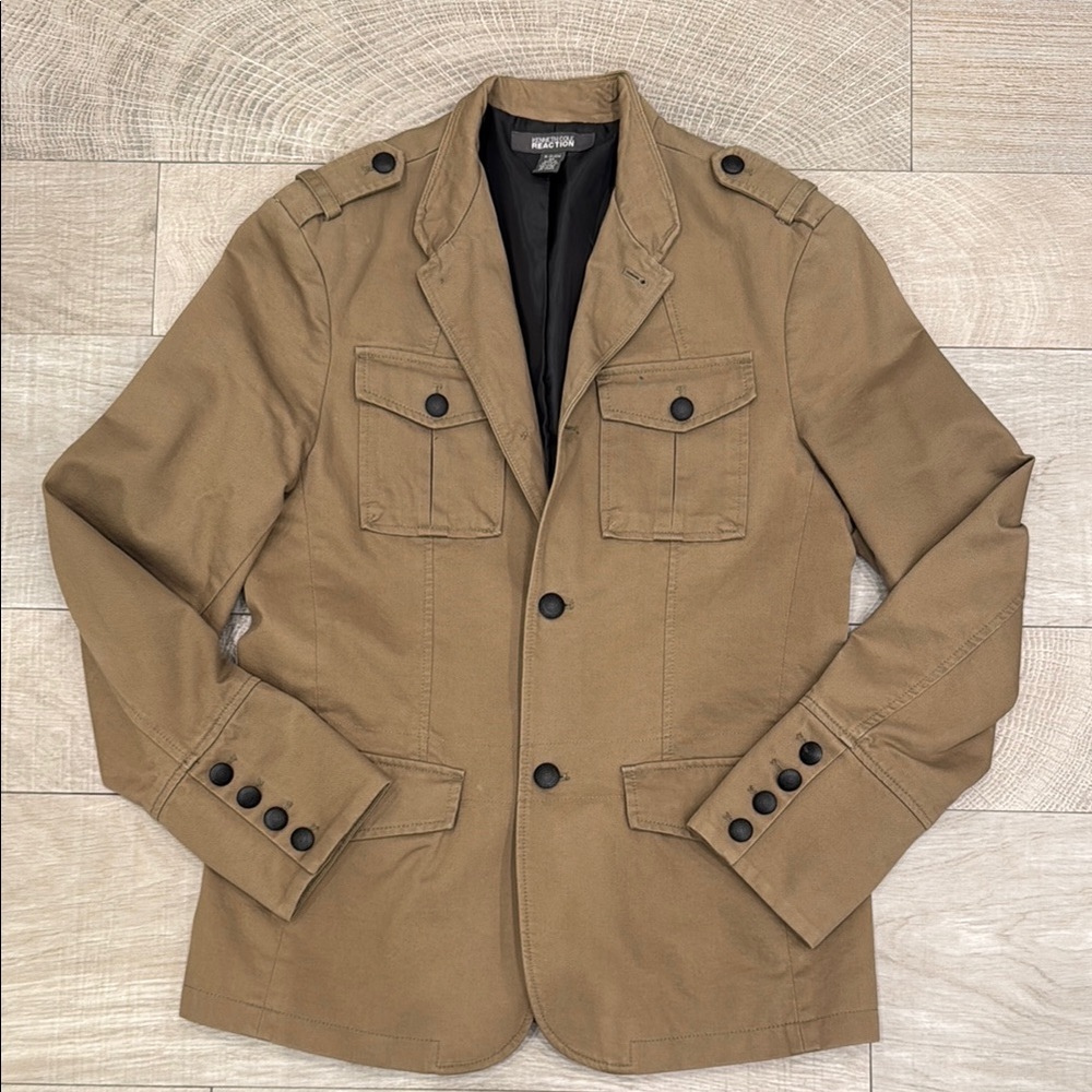 Men's Tan Military Style Jacket